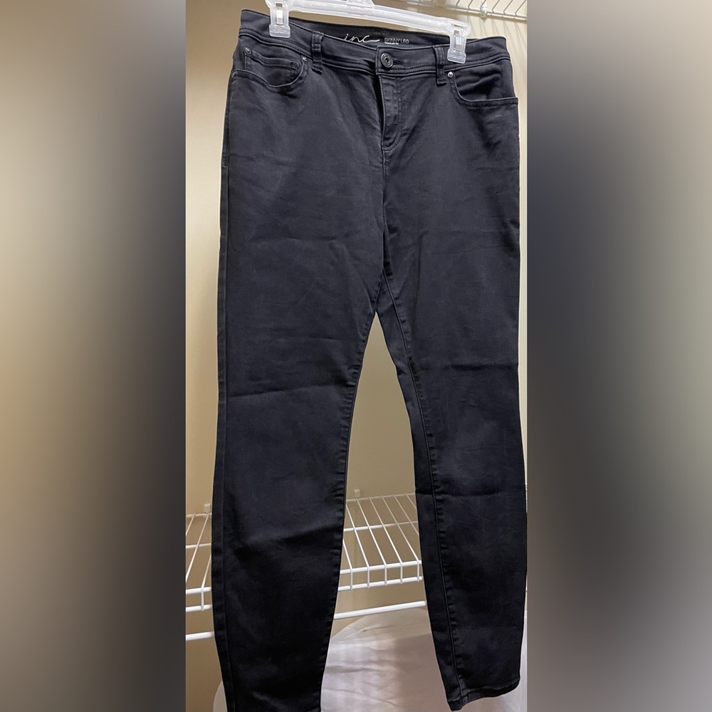 INC International Concepts Black Skinny Jeans